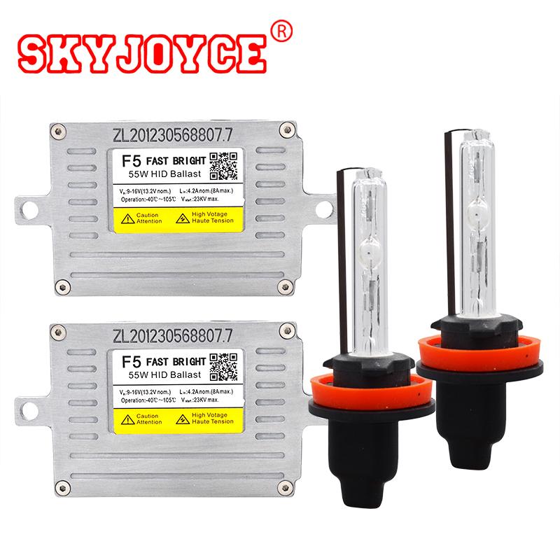 Car Headlights SKYJOYCE 55W Fast Bright HID Kit Original DLT F5 Quick Start Ballast H1 H7 H11 9005 9006 Cnlight Bulb 4300K 6000K 8000K
Car Headlights SKYJOYCE 55W Fast Bright HID Kit Original DLT F5 Quick Start Ballast H1 H7 H11 9005 9006 Cnlight Bulb 4300K 6000K 8000K