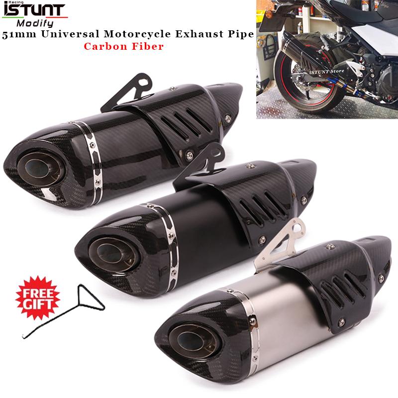 36-51mm Universal Motorcycle Exhaust Escape Modified Muffler with DB killer For NINJA 400 GSXR250 R25 R1 R6 R3 CBR250R RC390
36-51mm Universal Motorcycle Exhaust Escape Modified Muffler with DB killer For NINJA 400 GSXR250 R25 R1 R6 R3 CBR250R RC390