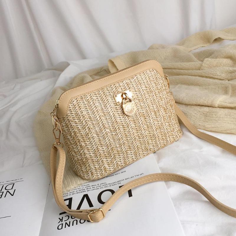 Ladies Straw PU Leather Crossbody Bag Woven Women Shell Fashionable Shoulder Bags for Beach Holiday Travelling Ornament, Beige deer
Ladies Straw PU Leather Crossbody Bag Woven Women Shell Fashionable Shoulder Bags for Beach Holiday Travelling Ornament, Beige deer