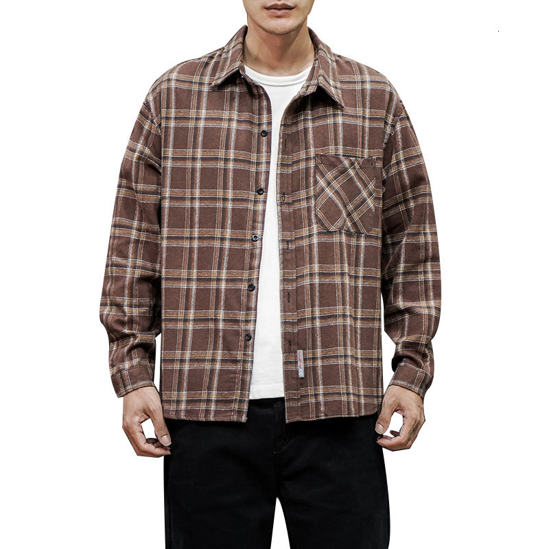 2021 New Men's Oversized Plaid Shirts Mens Fashion Blouse 5xl Oversize Long Sleeves Shirt for Men Man Clothing Casual B5zy, Coffee
2021 New Men's Oversized Plaid Shirts Mens Fashion Blouse 5xl Oversize Long Sleeves Shirt for Men Man Clothing Casual B5zy, Coffee