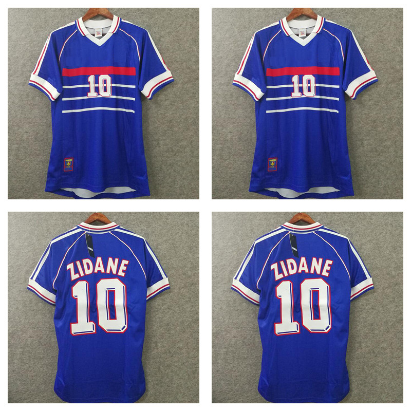 VELVET 1998 FRANCE Retro Jerseys ZIDANE Soccer Jersey HENRY Vintage classical 98 Football Shirt maillot de foot, Henry #12
VELVET 1998 FRANCE Retro Jerseys ZIDANE Soccer Jersey HENRY Vintage classical 98 Football Shirt maillot de foot, Henry #12