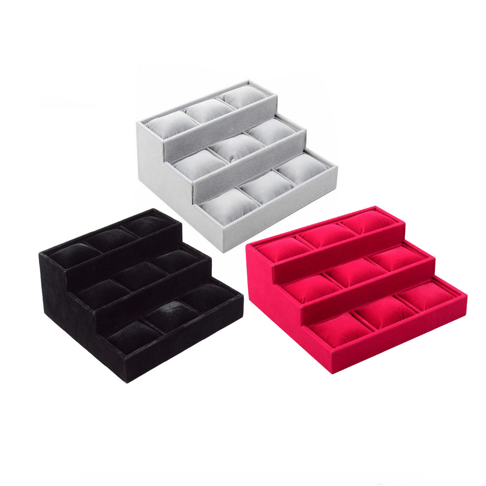 Soft Pillow Watch Holder With 3Layers Bangle Box Ring Organizer Box Watch Jewelry Storage Tray Bracelet Chain Earring Cushion Tray, Black
Soft Pillow Watch Holder With 3Layers Bangle Box Ring Organizer Box Watch Jewelry Storage Tray Bracelet Chain Earring Cushion Tray, Black