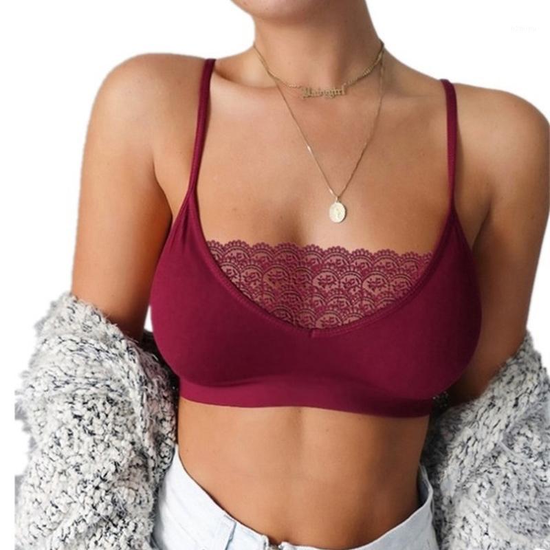 Camisoles & Tanks ECTIC Women' European And American Lace Trim Underwear Sexy Rube Top Transparent Bra Solid Color Camisole Comfortable, Black
Camisoles & Tanks ECTIC Women' European And American Lace Trim Underwear Sexy Rube Top Transparent Bra Solid Color Camisole Comfortable, Black