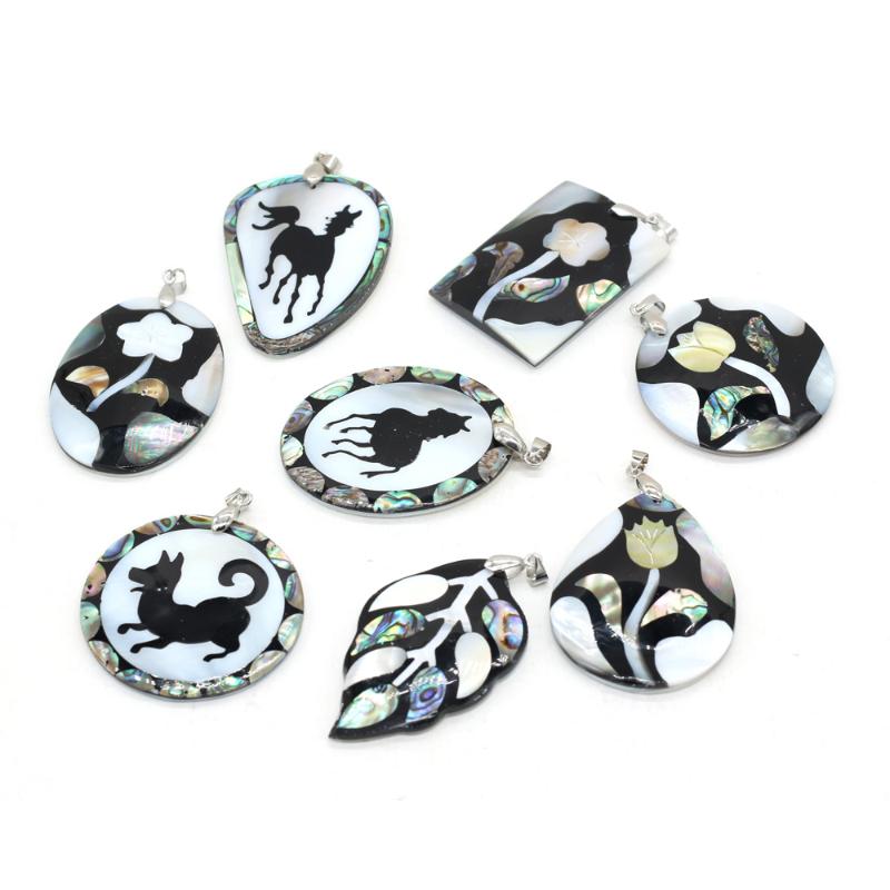 Charms Natural Shell Pendants Vintage Colorful Mother Of Pearl For Jewelry Accessories Making Necklace Women, Bronze;silver
Charms Natural Shell Pendants Vintage Colorful Mother Of Pearl For Jewelry Accessories Making Necklace Women, Bronze;silver