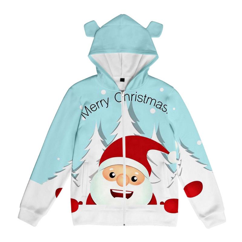 Women's Jackets Autumn Kids Hooded 3D Printing Merry Christmas Zipper Hoodies Sweatshirts Men Women Unisex Coats Boys Girls Cute Pig Ears Ja, Black;brown
Women's Jackets Autumn Kids Hooded 3D Printing Merry Christmas Zipper Hoodies Sweatshirts Men Women Unisex Coats Boys Girls Cute Pig Ears Ja, Black;brown