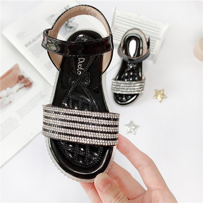 Sandals Summer Big Girls Party Wedding Shoes Rhinestones Crystal Single Princess Roman For Children Girl 3-12 Y Size 26-35, Black;red
Sandals Summer Big Girls Party Wedding Shoes Rhinestones Crystal Single Princess Roman For Children Girl 3-12 Y Size 26-35, Black;red