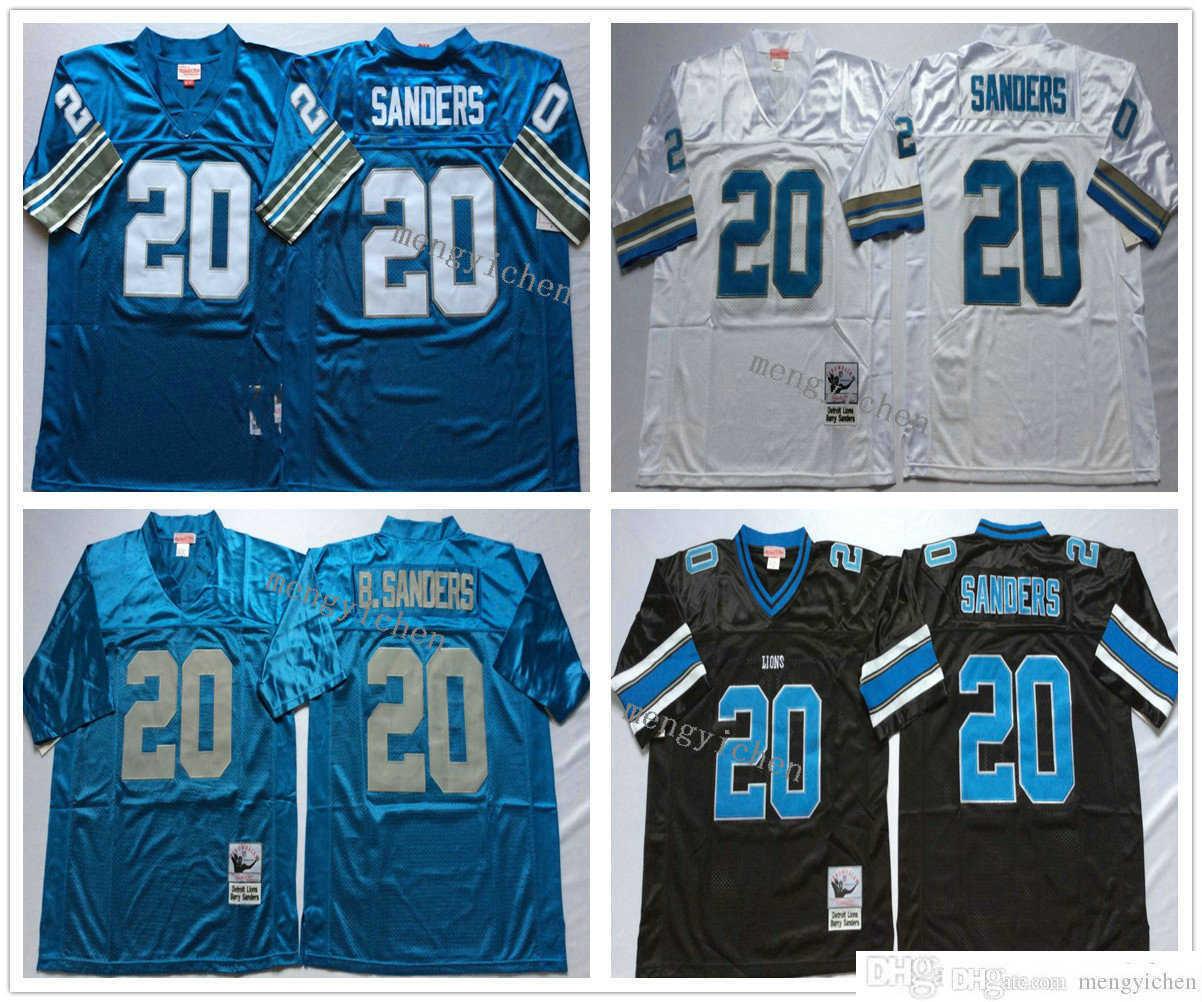 NCAA Men Football 20 Barry Sanders Jerseys Vintage Color Blue White Black Shirts Embroidery Top Quality, Black;red
NCAA Men Football 20 Barry Sanders Jerseys Vintage Color Blue White Black Shirts Embroidery Top Quality, Black;red