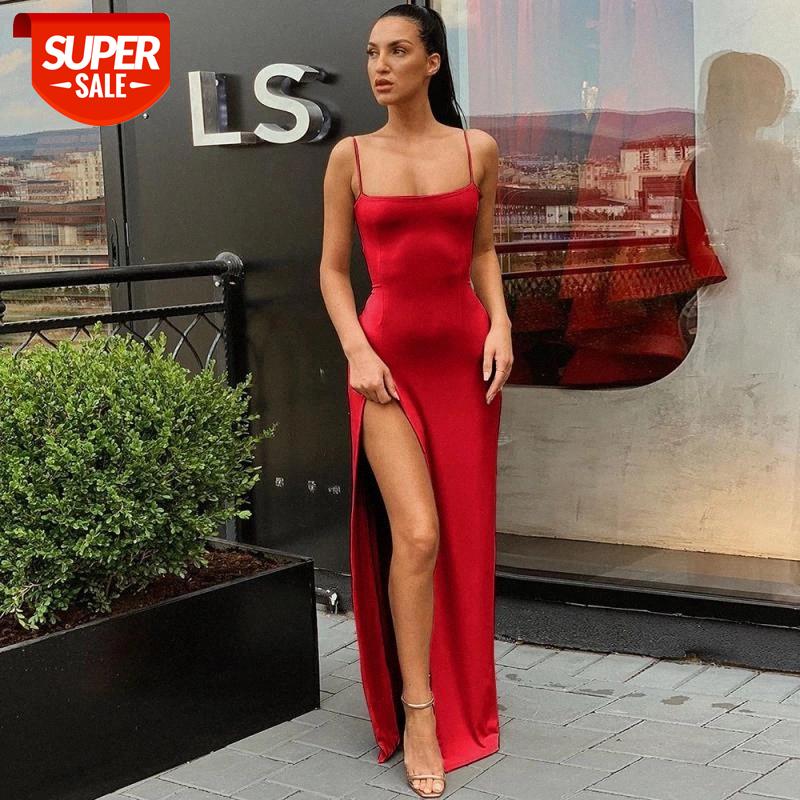 Autumn Women Spaghetti Strap Dress Autumn Sexy Split Solid Slim Lady Ankle Length Vintage Wear Dress 2020 New #Te2w, Black;gray
Autumn Women Spaghetti Strap Dress Autumn Sexy Split Solid Slim Lady Ankle Length Vintage Wear Dress 2020 New #Te2w, Black;gray