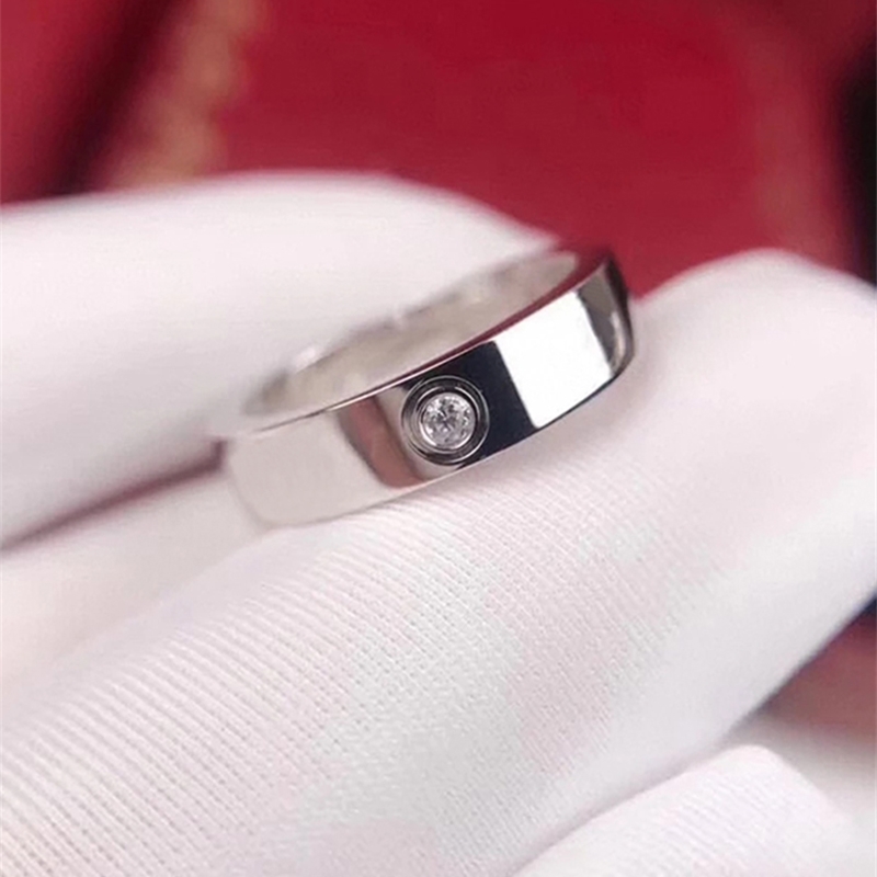 Love ring, classic wedding wide and n female version, eternal oath couple gift 211217