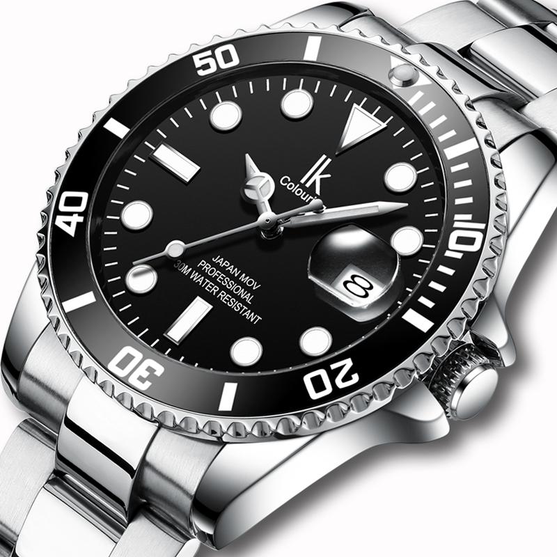 Wristwatches Reloj Hombre 2021 IK Top Fashion Diver Watch Men 30ATM Waterproof Date Clock Sport Watches Mens Quartz Wristwatch, Steel red black
Wristwatches Reloj Hombre 2021 IK Top Fashion Diver Watch Men 30ATM Waterproof Date Clock Sport Watches Mens Quartz Wristwatch, Steel red black