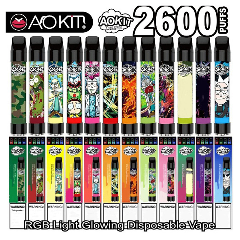 Authentic Aokit Lux Disposable Pod Device Kit Light Edition 2600 Puffs 1350mAh Battery 8.5ml Prefilled Vape With RGB Light Pen 100% Genuine
Authentic Aokit Lux Disposable Pod Device Kit Light Edition 2600 Puffs 1350mAh Battery 8.5ml Prefilled Vape With RGB Light Pen 100% Genuine
