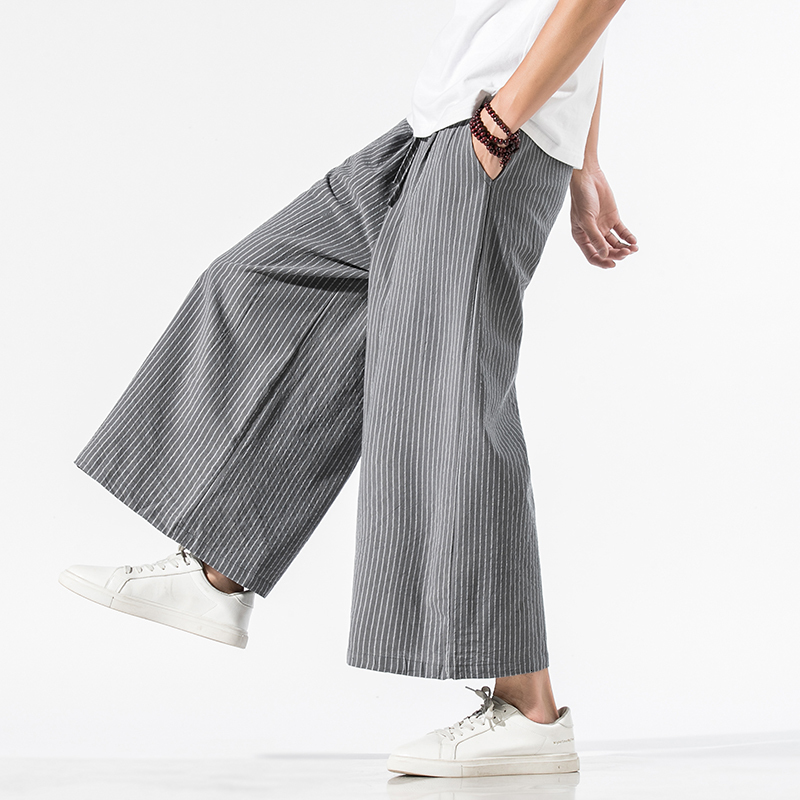 Streetwear Black White Striped Men Harem 2021 New Fashion Man Loose Pants Cotton Linen Casual Male Trousers 6g42 Kjai
Streetwear Black White Striped Men Harem 2021 New Fashion Man Loose Pants Cotton Linen Casual Male Trousers 6g42 Kjai
