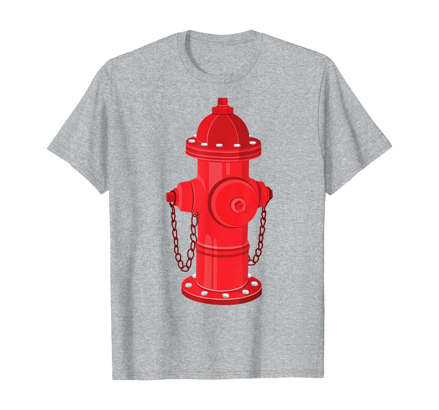 Firefighter Fire Hydrant Firetruck Dog Water Hose Fireman T-Shirt