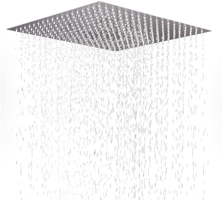 16 Inch Rainfall Shower Head Chrome Large Rain Solid Square Ultra Thin 304 Stainless Steel Chrome Finish
16 Inch Rainfall Shower Head Chrome Large Rain Solid Square Ultra Thin 304 Stainless Steel Chrome Finish