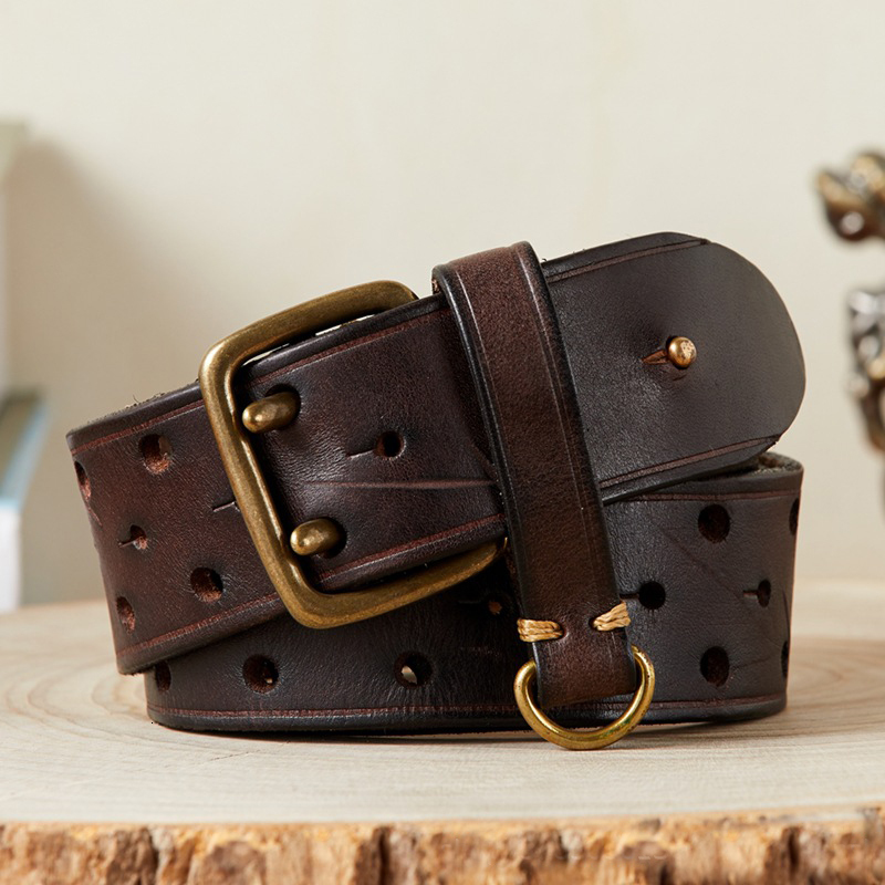 2021 New Luxury Thick Cowhid Genuine Double Buckle Ceinture Leather Men Trouser Belt for 8h5a, Black
2021 New Luxury Thick Cowhid Genuine Double Buckle Ceinture Leather Men Trouser Belt for 8h5a, Black