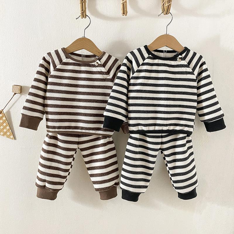Clothing Sets 2021 Autumn Winter Toddler Kids Waffle Stripe Sweatshirt Baby Boys Girls Long Sleeve Cotton Tops + Casual Trousers2pcs, Coffee
Clothing Sets 2021 Autumn Winter Toddler Kids Waffle Stripe Sweatshirt Baby Boys Girls Long Sleeve Cotton Tops + Casual Trousers2pcs, Coffee