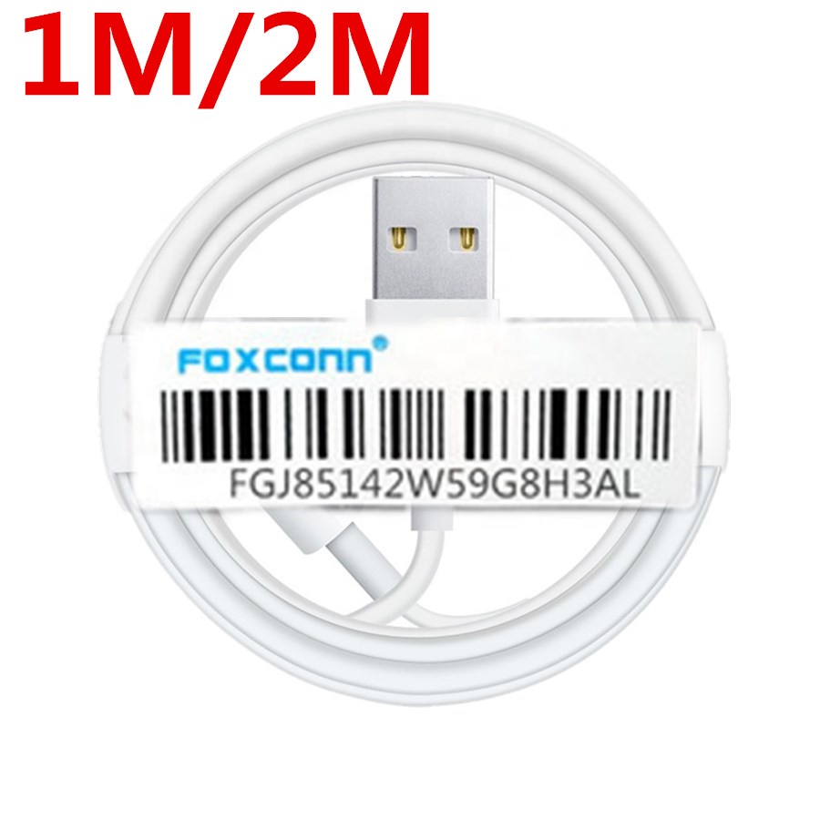 1m 3ft 2M 6FT Cables Original Quality Foxconn 5IC E75 Lightning to Usb Cable Cord line For Iphone 5 6 7 8 plus x xr 11 12 13 Pro max ipad mini, Without box
1m 3ft 2M 6FT Cables Original Quality Foxconn 5IC E75 Lightning to Usb Cable Cord line For Iphone 5 6 7 8 plus x xr 11 12 13 Pro max ipad mini, Without box
