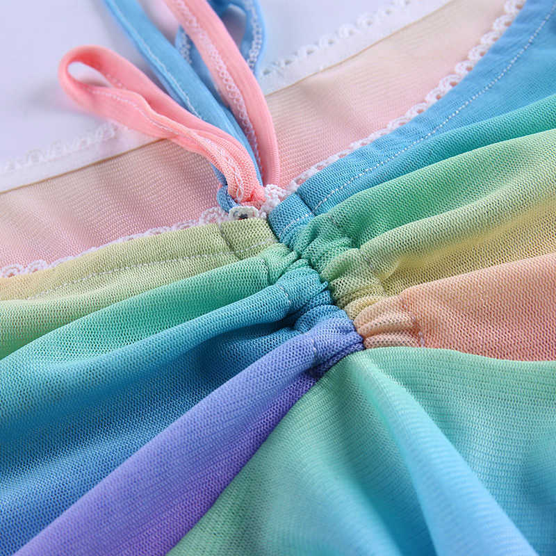 V Neck Top And Sexy Boobs Indie Tops Crop Womens Corpio De Mujer Blusas Sexys Ladies Lace Up Polyester Solid Lace 210625