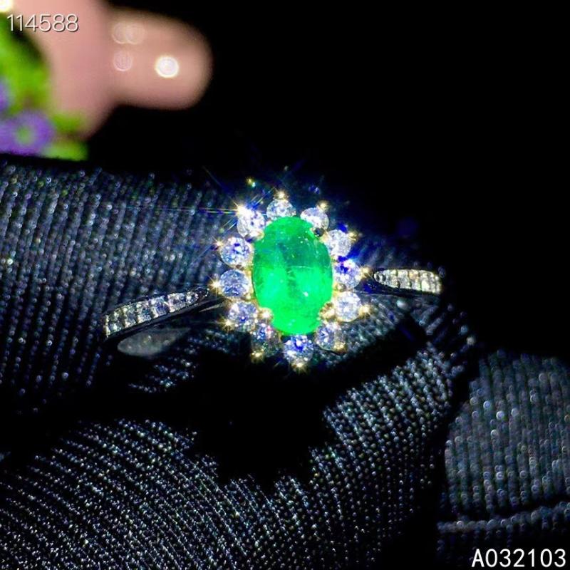 Cluster Rings KJJEAXCMY Fine Jewelry 925 Sterling Silver Inlaid Natural Emerald Women's Delicate Elegant Flower Adjustable Gem Ring Support
Cluster Rings KJJEAXCMY Fine Jewelry 925 Sterling Silver Inlaid Natural Emerald Women's Delicate Elegant Flower Adjustable Gem Ring Support