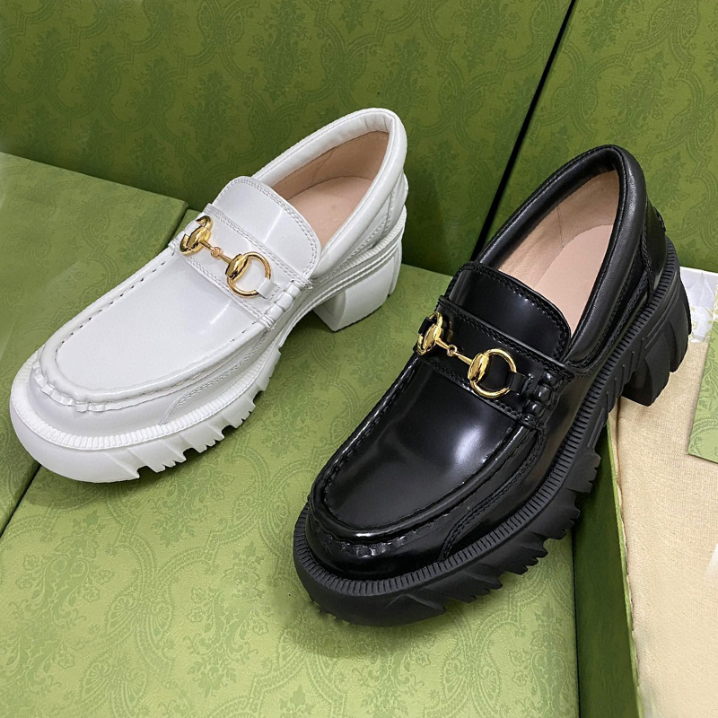 womens Casual shoes fashion black Soft cowhide women Trainers 100% leather Metal buckle Loafers Thick bottom shoe designer platform lady sneakers size 35-41 With box
womens Casual shoes fashion black Soft cowhide women Trainers 100% leather Metal buckle Loafers Thick bottom shoe designer platform lady sneakers size 35-41 With box