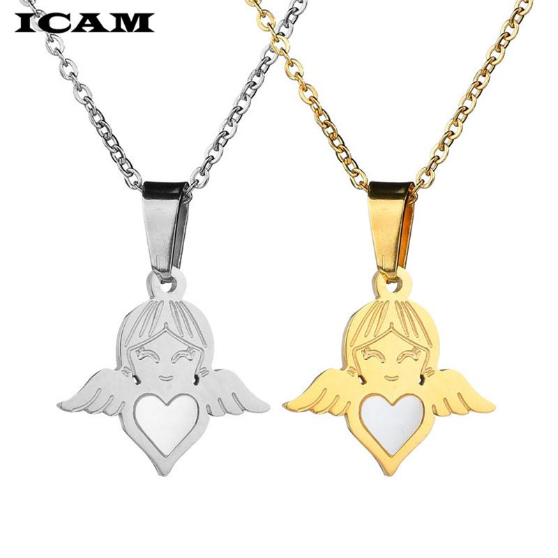 Pendant Necklaces ICAM Bijoux Femme Collier Guardian Angel Heart Necklace Men R Gold Statement Women Choker Boho Jewelry
Pendant Necklaces ICAM Bijoux Femme Collier Guardian Angel Heart Necklace Men R Gold Statement Women Choker Boho Jewelry