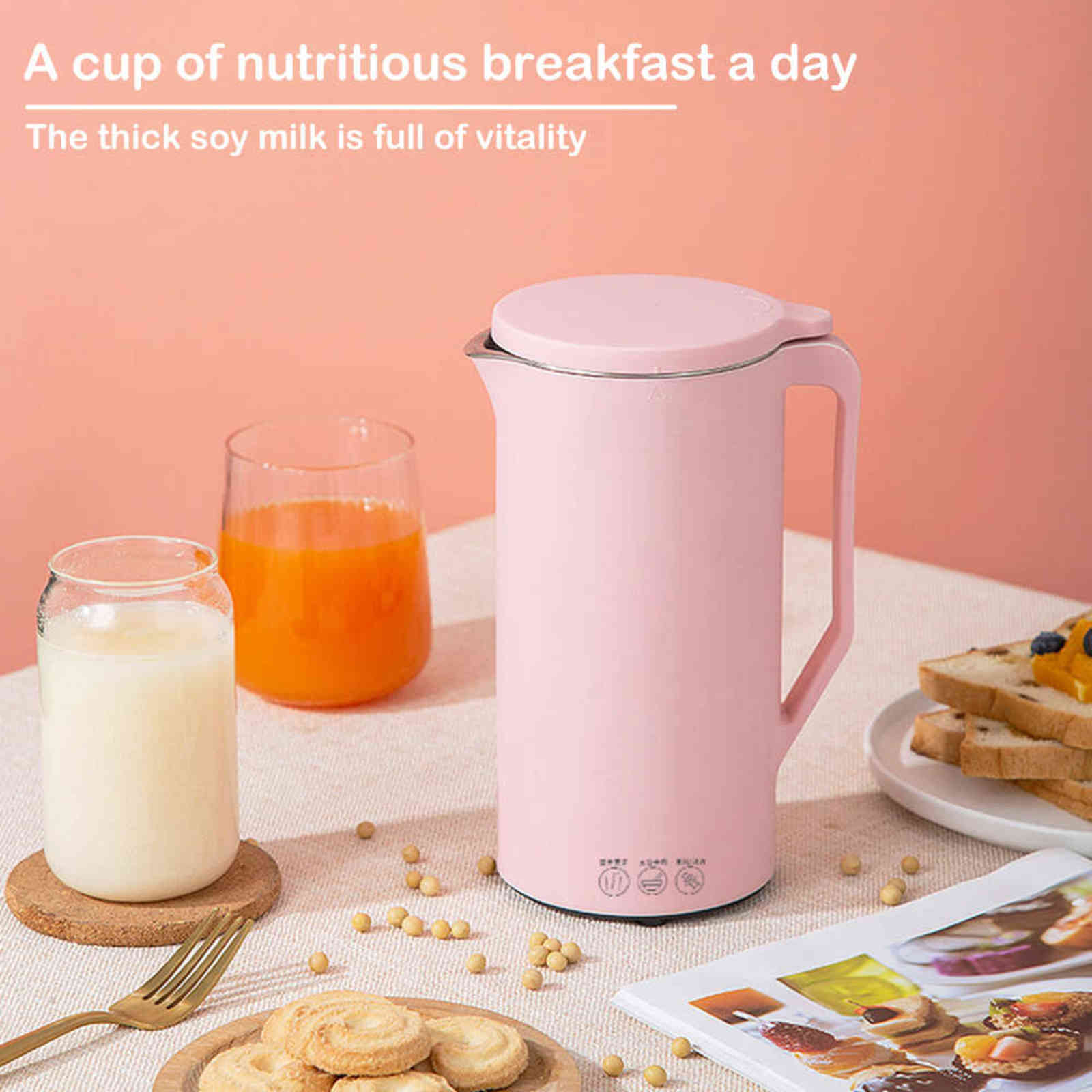 Portable Blender Automatic Soy Milk Machine Mini Fruit Maker Juicer Vegetable Extractor Food Blender Filter Free For Soybean H1103
Portable Blender Automatic Soy Milk Machine Mini Fruit Maker Juicer Vegetable Extractor Food Blender Filter Free For Soybean H1103