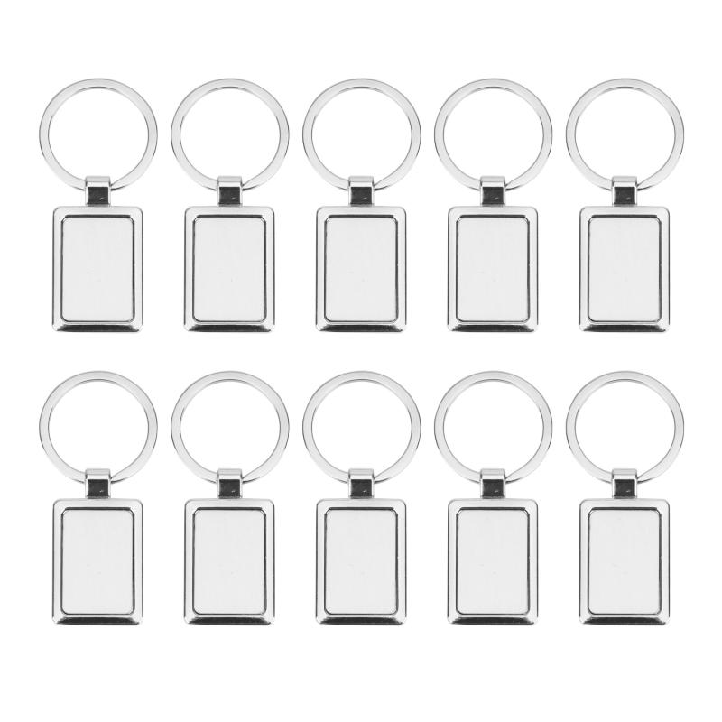 Keychains 10 Pieces Of Sublimation Metal Blank Rectangular Keychain Key Ring Thermal Transfer Diy Material
Keychains 10 Pieces Of Sublimation Metal Blank Rectangular Keychain Key Ring Thermal Transfer Diy Material