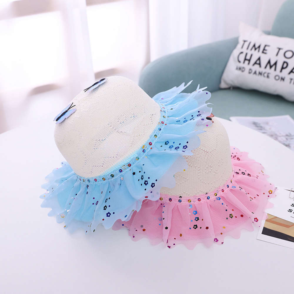 Summer children's straw hat girl lace woven large Brim Sun Hat Baby outdoor Beach, Yellow
Summer children's straw hat girl lace woven large Brim Sun Hat Baby outdoor Beach, Yellow
