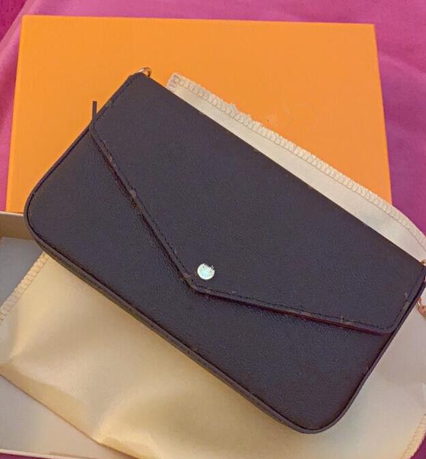 Felicie Pochette Bags Luxury designer handbag Genuine Leather wallet High-quality fashion Handbags Ladies shoulder messenger bag Purse With box, Colour
Felicie Pochette Bags Luxury designer handbag Genuine Leather wallet High-quality fashion Handbags Ladies shoulder messenger bag Purse With box, Colour