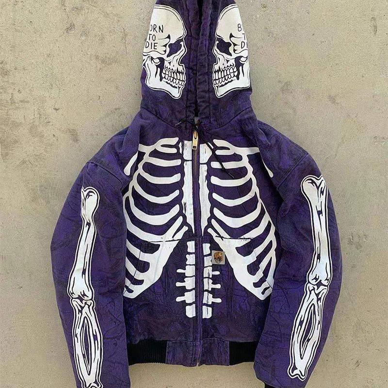 Coats Autumn S-4XL Street Skull Skeleton Print Hoodie Jackets Oversized Casual Sweatshirt Fashion Vintage Men Streetwear High, Black;brown
Coats Autumn S-4XL Street Skull Skeleton Print Hoodie Jackets Oversized Casual Sweatshirt Fashion Vintage Men Streetwear High, Black;brown