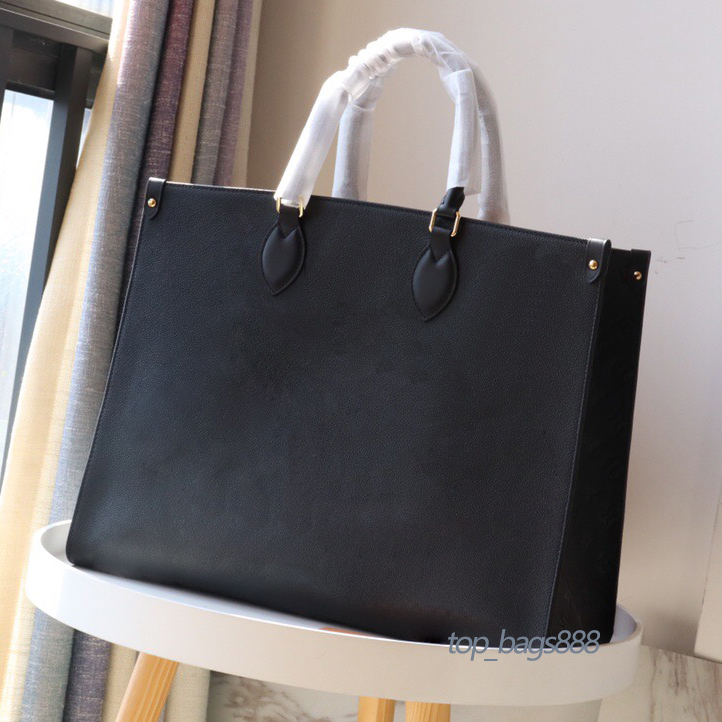 Top quality womens handbags purses onthegoo tote black letters embossing genuine real leather big tote fashion handbag neverful shopping bag
Top quality womens handbags purses onthegoo tote black letters embossing genuine real leather big tote fashion handbag neverful shopping bag