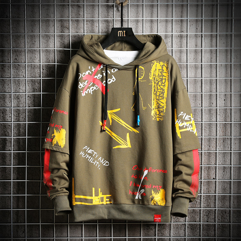 SingleRoad Mens Hoodies Men Fashion Hip Hop Harajuku Japanese Streetwear Oversized Sweatshirts Sweatshirt Black Hoodie Men 201104