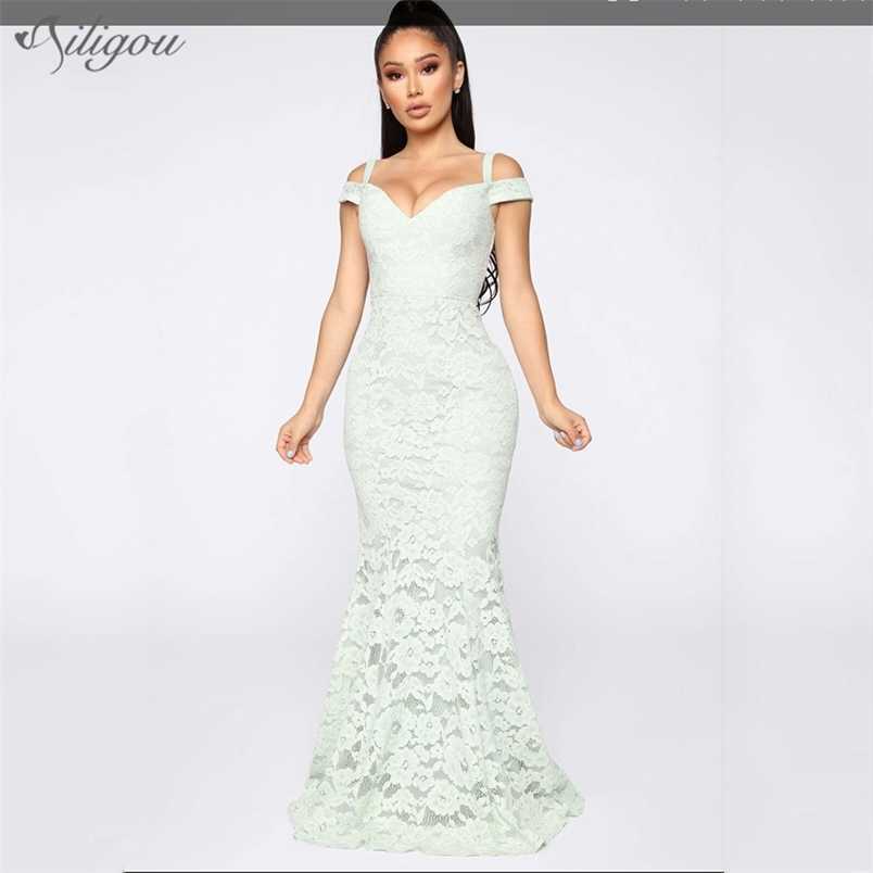Summer Style Short-Sleeved Strapless Tight-Fitting White Lace Fishtail Long Ladies Strappy Sexy Party Dress Vestidos 210525, Beige
Summer Style Short-Sleeved Strapless Tight-Fitting White Lace Fishtail Long Ladies Strappy Sexy Party Dress Vestidos 210525, Beige