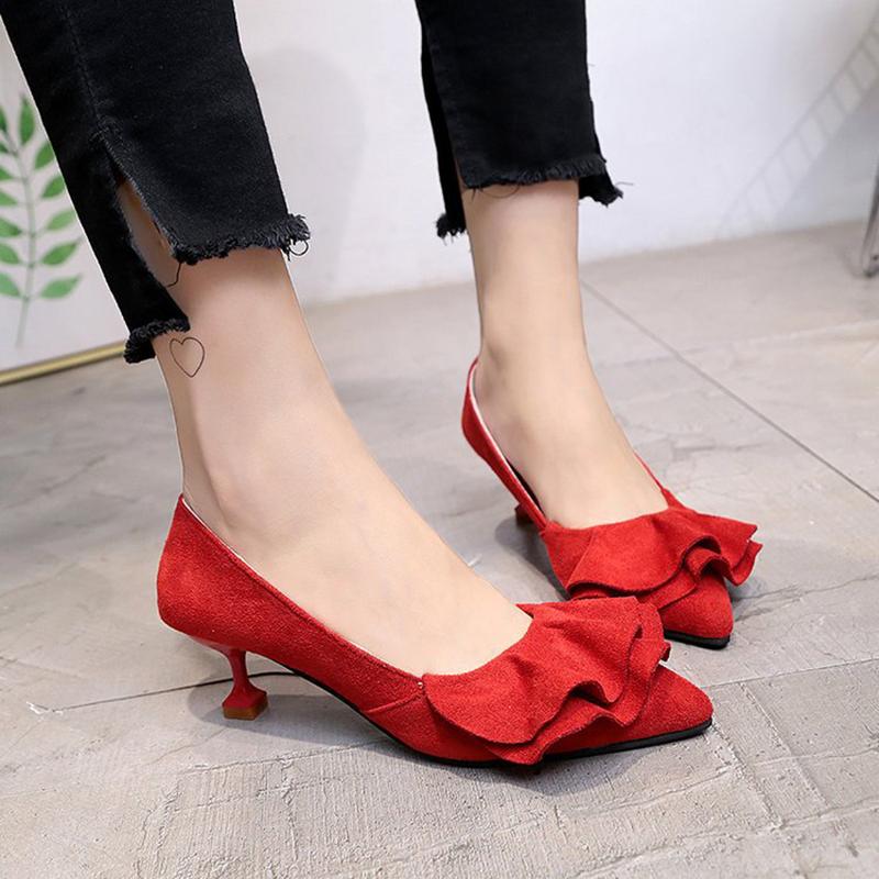 Dress Shoes Women Kitten Heels Fashion Pumps Thin High Casual Office Sweet Ladies 2021 Party, Black
Dress Shoes Women Kitten Heels Fashion Pumps Thin High Casual Office Sweet Ladies 2021 Party, Black