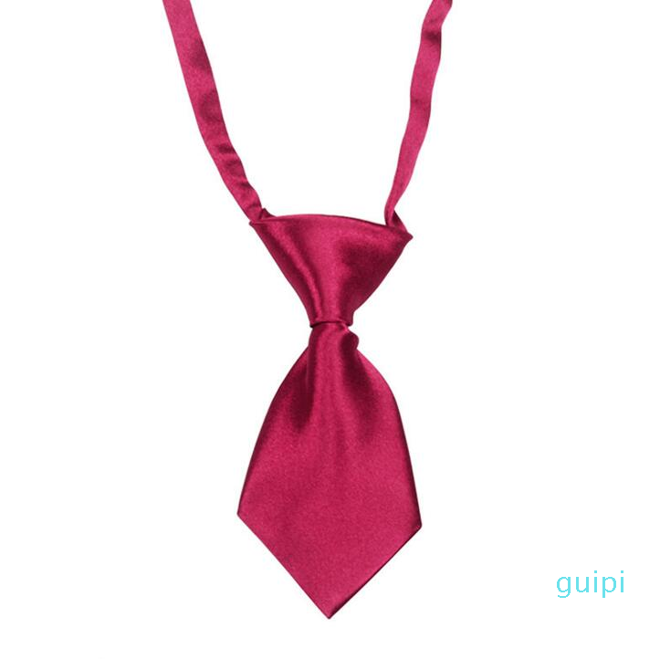 Adjustable Pet Necktie Dog Tie Cat Ties Lovely Adorable Grooming Silk Tie Necktie Pet Neckties 200 pcs