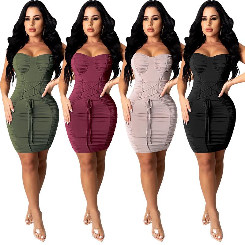 Casual Dresses Summer Solid Sleeveless Spaghetti Strap Mini Dress For Women Sexy Sheath Criss-cross Drawstring Design Party, Black;gray
Casual Dresses Summer Solid Sleeveless Spaghetti Strap Mini Dress For Women Sexy Sheath Criss-cross Drawstring Design Party, Black;gray