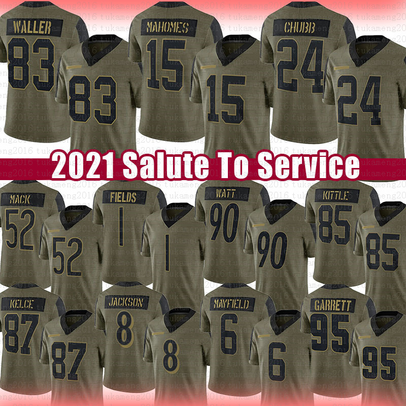 Baker Mayfield Nick Chubb Myles Garrett Olive 2021 Salute To Service Football Jersey Patrick Mahomes Justin Fields T.J. Watt Lamar Jackson Darren Waller George Kittle, 2021 jersey (xiongdui)
Baker Mayfield Nick Chubb Myles Garrett Olive 2021 Salute To Service Football Jersey Patrick Mahomes Justin Fields T.J. Watt Lamar Jackson Darren Waller George Kittle, 2021 jersey (xiongdui)