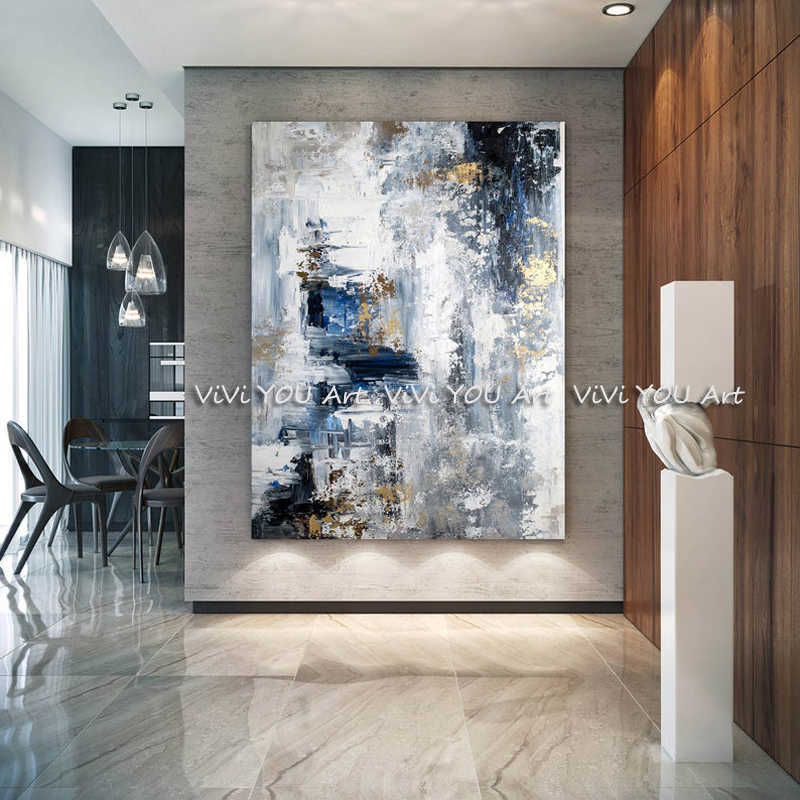 Large original Hand Painted Abstract Painting Modern abstract painting hand painted oil painting wall art abstract textured art 210705
