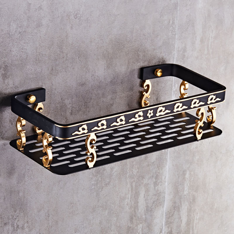2021 New Bathroom Aluminum Corner Soap Square Shower Shelf Bath Shampoo Holder Wall Mounted Black and Gold Carved Xsvb
2021 New Bathroom Aluminum Corner Soap Square Shower Shelf Bath Shampoo Holder Wall Mounted Black and Gold Carved Xsvb