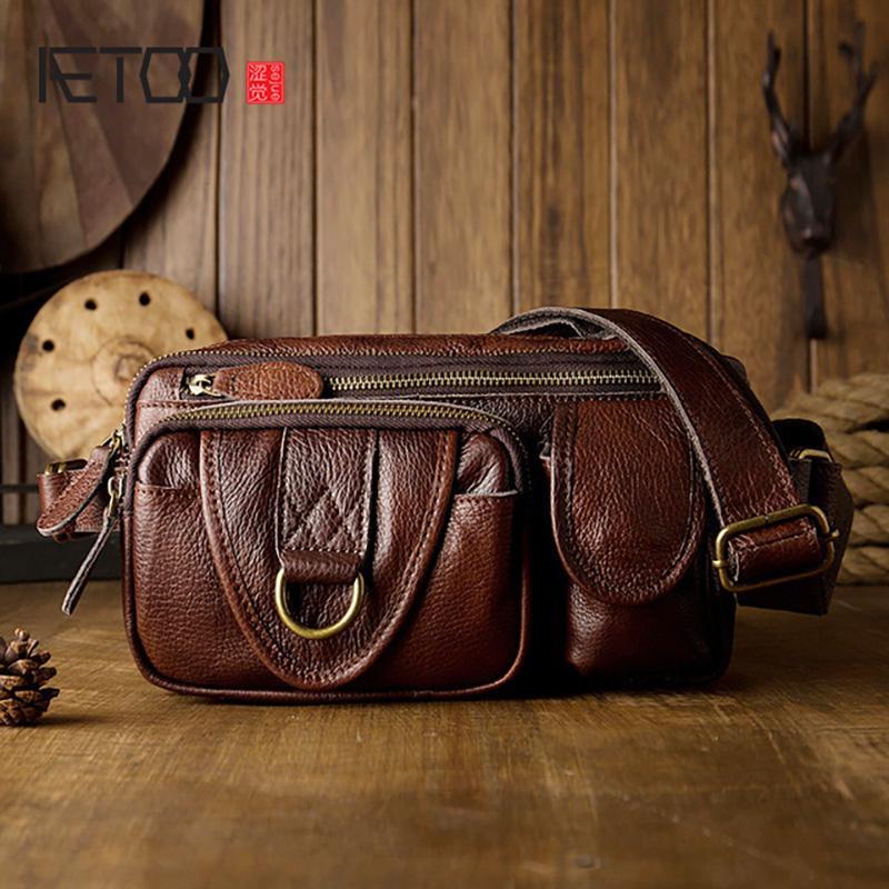 HBP AETOO Leather Men's Waist Bag