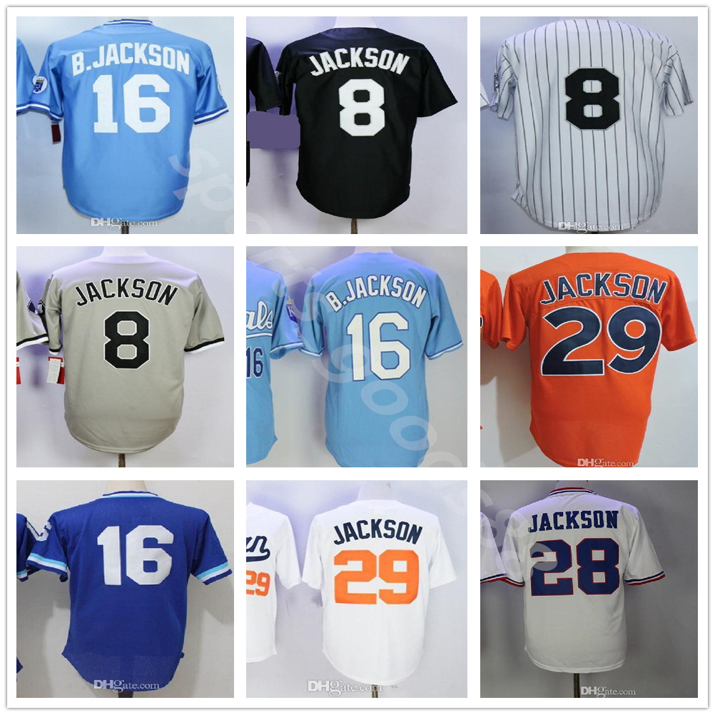 MEN Retro Bo Jackson White Vintage Baseball Jersey 29 Orange Stitched Memphis Chicks KC University 16 Blue 8 Black Bo Jackson, Colour 3
MEN Retro Bo Jackson White Vintage Baseball Jersey 29 Orange Stitched Memphis Chicks KC University 16 Blue 8 Black Bo Jackson, Colour 3