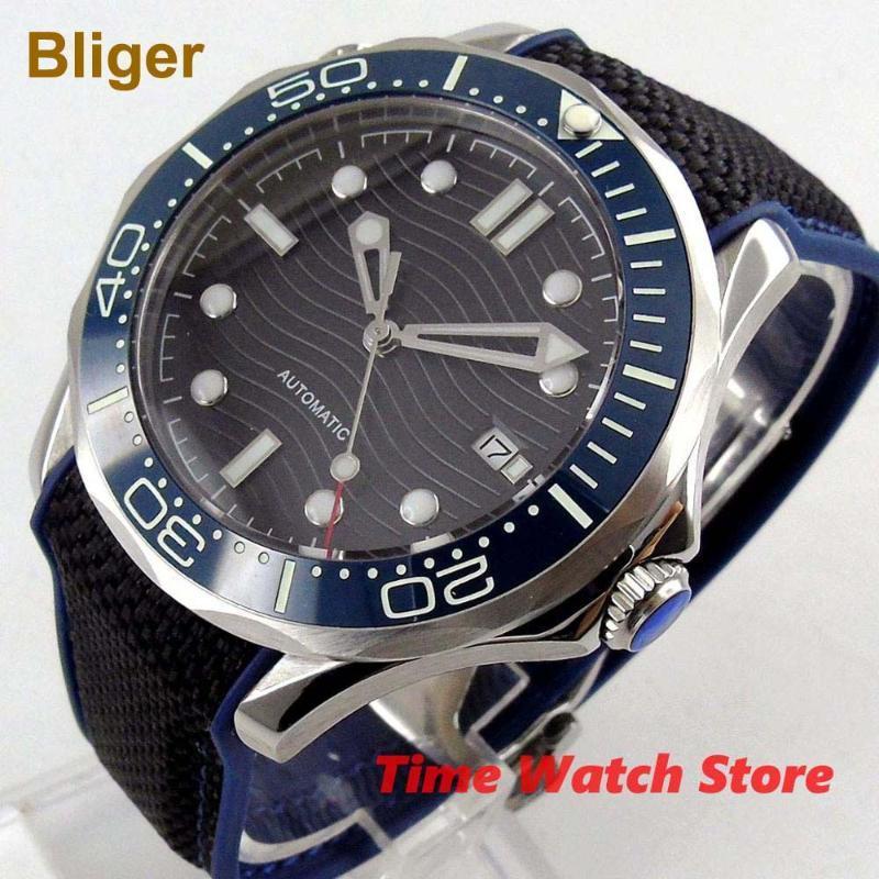 Wristwatches 41mm Genuine Miyota8215 Automatic Men's Watch Rubber Canvas Strap Black Dial Luminous Sapphire Glass Ceramic Bezel Insert, As pic
Wristwatches 41mm Genuine Miyota8215 Automatic Men's Watch Rubber Canvas Strap Black Dial Luminous Sapphire Glass Ceramic Bezel Insert, As pic
