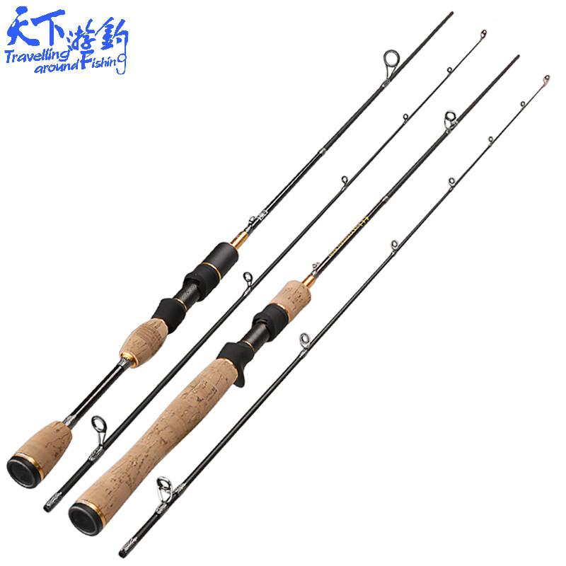 

Boat Fishing Rods UL Spinning/Casting Rod Soft 1.8m Ultra Light Carbon Pole Articulos De Pesca 0.8-5g Lure Moulinet Canne A Peche