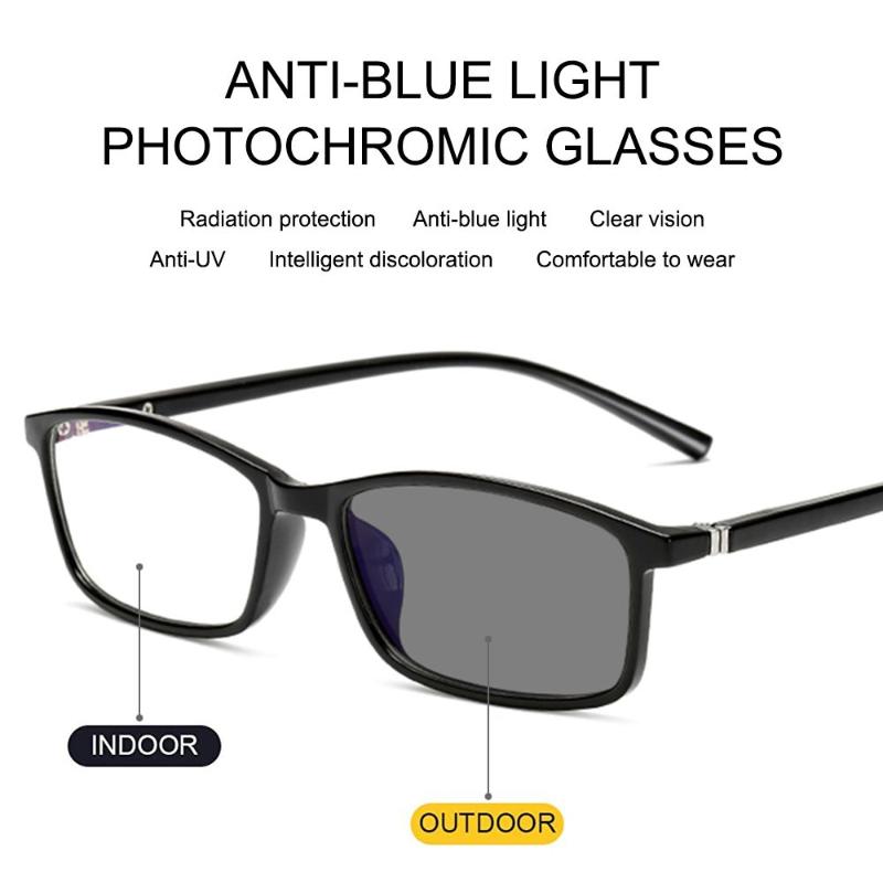 Sunglasses Pochromic Blue Light Blocking Glasses TR90 UV400 Filter Radiation Protection Computer Eyewear For Men Women
Sunglasses Pochromic Blue Light Blocking Glasses TR90 UV400 Filter Radiation Protection Computer Eyewear For Men Women