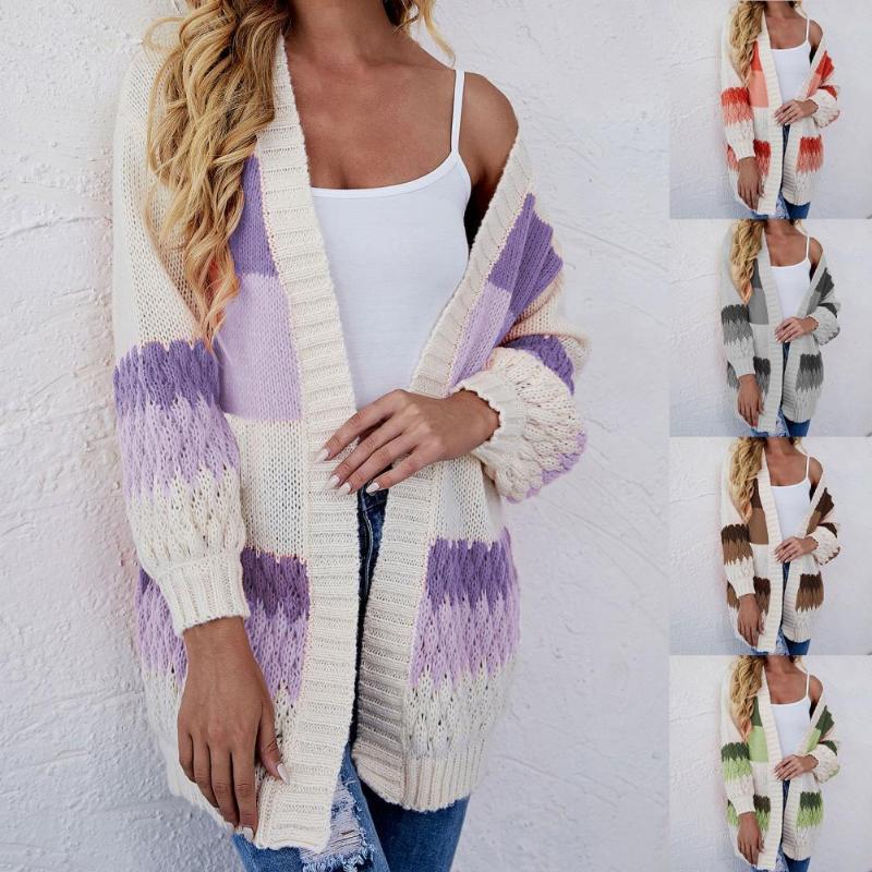 Women's Knits & Tees Women Sweater Cardigan Coat Contrast Color All Match Autumn Winter Warm Open Stitch For Daily Wear Tops, White
Women's Knits & Tees Women Sweater Cardigan Coat Contrast Color All Match Autumn Winter Warm Open Stitch For Daily Wear Tops, White