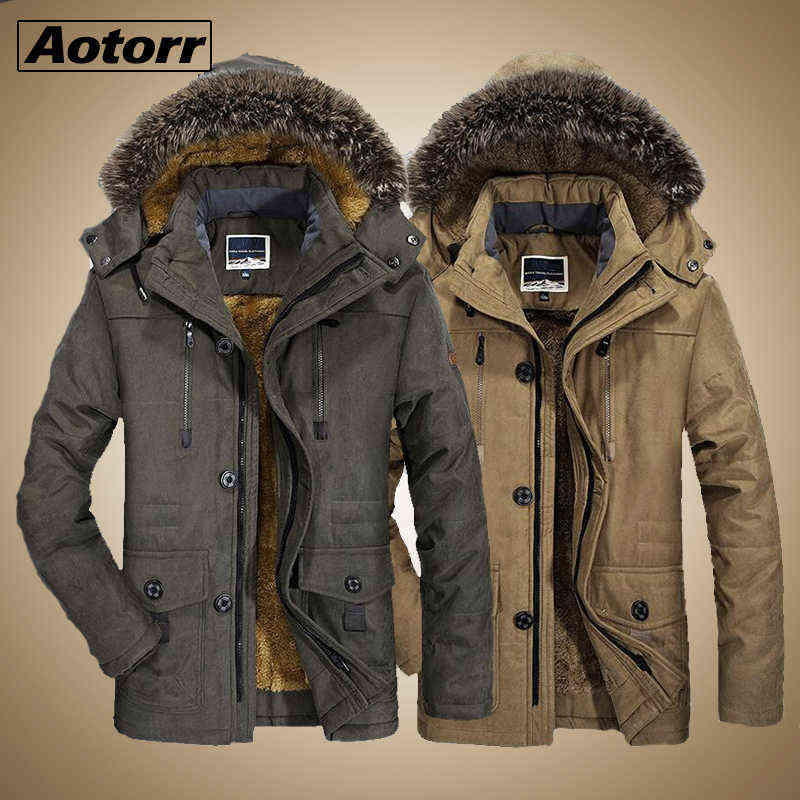 Men's Fur Collar Windproof Parkas Winter Militory fashion Jacket Men Thick Casual Outwear Jacket Plus Size 6XL Velvet Warm Coat 211110, Wish161black
Men's Fur Collar Windproof Parkas Winter Militory fashion Jacket Men Thick Casual Outwear Jacket Plus Size 6XL Velvet Warm Coat 211110, Wish161black