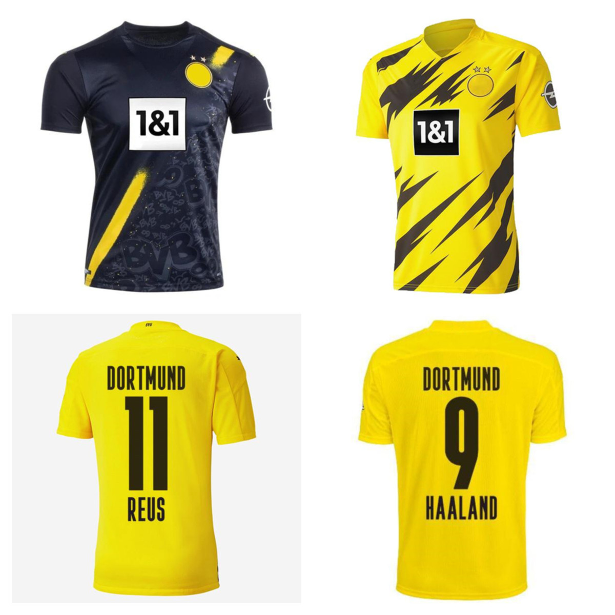 2020 2021 HAALAND REUS Borussia dortmund soccer jersey 2020 2021 football shirts BELLINGHAM SANCHO HUMMELS BRANDT men kit maillot de foot, Black;yellow
2020 2021 HAALAND REUS Borussia dortmund soccer jersey 2020 2021 football shirts BELLINGHAM SANCHO HUMMELS BRANDT men kit maillot de foot, Black;yellow