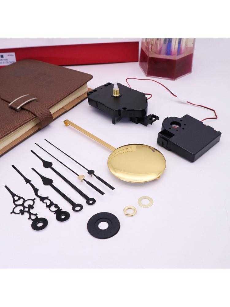 DIY Quartz Pendulum Trigger Silent Clock Movement Mechanism with 16 Music Box Movement Chime Wall Clock Parts 210930