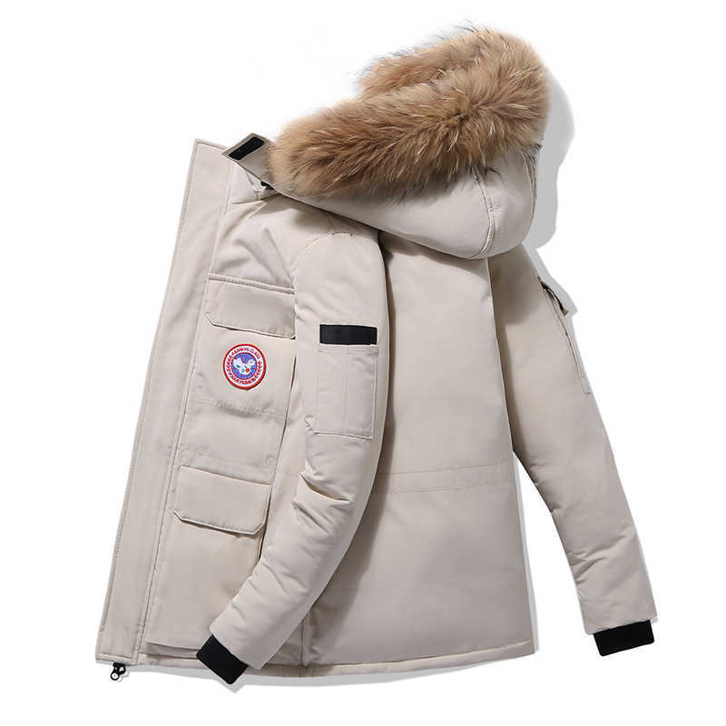 Canadian down jacket men's white duck down goose work clothes thickened youth trend leisure winter couple warm jacket
Canadian down jacket men's white duck down goose work clothes thickened youth trend leisure winter couple warm jacket
