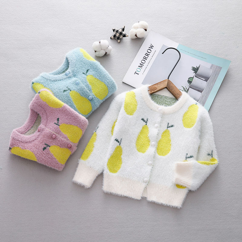 2021 New Children Mink Cashmere Sweater Autumn Winter Baby Girls Pear Pattern Knitted Cardigan Kids Toddler Girl Knitwear Jacket 5ovq, White
2021 New Children Mink Cashmere Sweater Autumn Winter Baby Girls Pear Pattern Knitted Cardigan Kids Toddler Girl Knitwear Jacket 5ovq, White